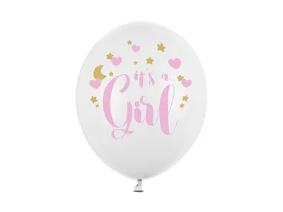 Produktbild von PartyDeco SB14P-233-008-6, Spielzeugballon, Latex, Gold, Pink, Weiß, Mottoparty, Oval, 30 cm