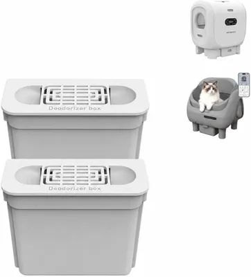 Produktbild von AstroPet Lufterfrischer für Jupiter und Venus Series Katzenklo | Selbstreinigende Katzentoilette - 2 Gel-Kartuschen mit Jasminduft