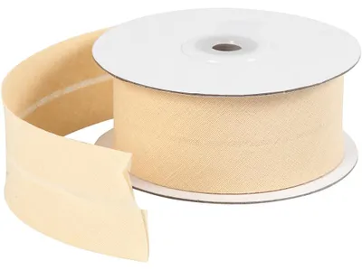 Produktbild von Schrägband, B 36 mm, Natur, 10 m/ 1 Rolle [HOB-41073]