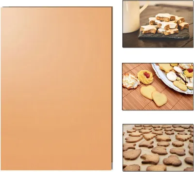Produktbild von Mata do pieczenia 33 x 40 cm wielokrotnego użytku, żaroodporny zamiennik papieru do pieczenia z nieprzywierającą powłoką