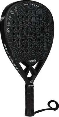 Produktbild von VirtuFit Fusion Pro Padel-Schläger 18K Carbon Schwarz/Grau 365 g