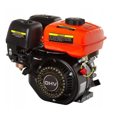A studio shot of a small engine.