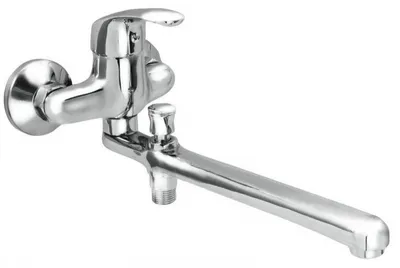 Obrázok produktu pre Vaňová batéria do bytového jadra ZORA, prepínač, rozstup 100mm, chróm