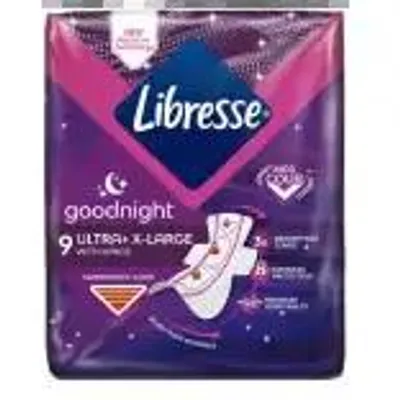 Produktbild von Libresse Goodnight Ultra Wings XL (9 Stück)