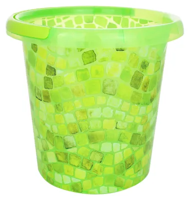 Produktbild von Eimer London mit Mosaikmuster, 10 Liter Volumen, Ø 30 cm, H 27,5 cm