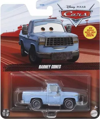 Immagine prodotto di Barney Coni | HTX84 | Disney Cars Cast 1:55 Cars | Mattel Vehicles