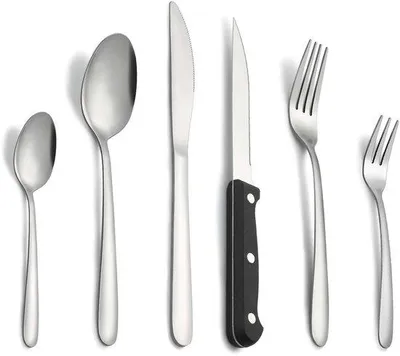 Produktbild von Famanu Besteckset 72-teilig - Edelstahl für 12 Personen