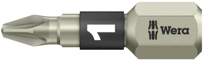 Immagine prodotto di Punta da 1/4" DIN 3126 C6,3 PZ1x 25 mm in acciaio inossidabile Wera | 4013288111012