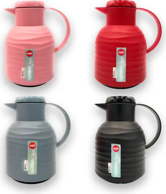 Produktbild von Emsa Samba Wave Isolierkanne 1L, Farbe:Schwarz