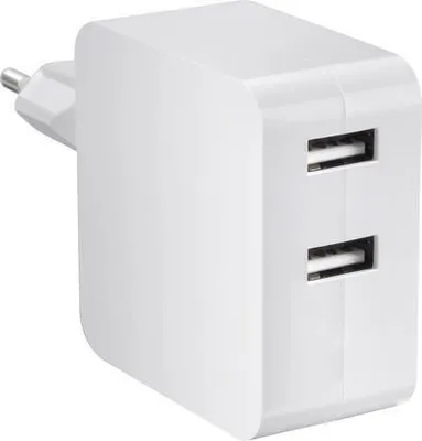Obrázek produktu pro VOLTCRAFT SPS-2400/2+WH-N VC-11331785 USB nabíječka Zásuvka Výstupní proud (max.) 4800 mA 2 x USB (VC-11331785)
