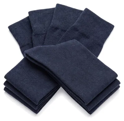 Produktbild von Black Snake Kniestrümpfe ohne Gummi Damen Herren 4 Paar Baumwolle - 35/38 - Navy, KI-generiertes Bild
