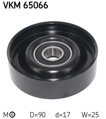 Produktbild von SKF VKM 65066 Spannrolle Keilrippenriemen für KIA SORENTO I (JC) für HYUNDAI H-1 Travel (TQ)