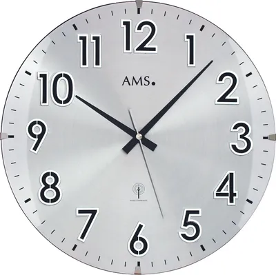 Produktbild von AMS Funk-Wanduhr, Funkwerk , D32x4cm, 5973
