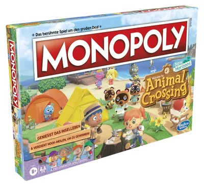 Produktbild von Hasbro - Monopoly - Animal Crossing New Horizons Brettspiel Gesellschaftsspiel