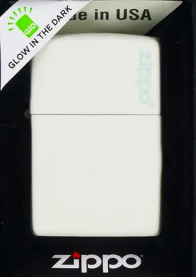 Zdjęcie produktu dla ZIPPO zapalniczka Glow in the Dark matowa zielona z logo Zippo 60005765