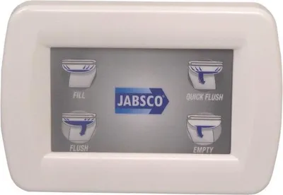 Image de Jabsco 58029-1000 Panneau depour toilettes à chasse d'eau DeLuxe