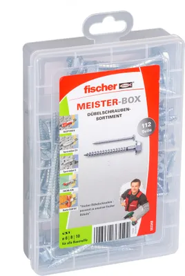 Produktbild von fischer MEISTER-BOX Dübelschrauben