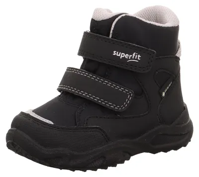Obrázek produktu pro Superfit Baby, chlapecké zimní boty GLACIER, zateplené, s membránou Gore-Tex, barva: ČERNÁ/SVĚTLE ŠEDÁ