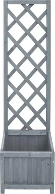 Produktbild von vidaXL Spalier mit Blumenkasten 40x30x135 cm Massivholz Tanne