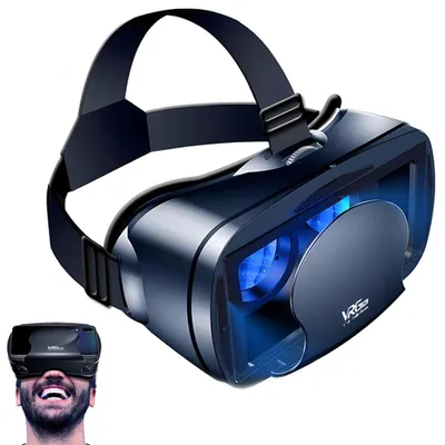 Produktbild von VR Brille Virtual Reality Headset Blaues Licht Augenschutz 3D VR Virtual Reality Brille 120° für Smartphones Handy für Alle Handys