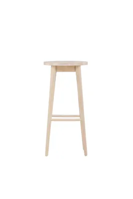 Image de Mollösand tabouret de bar bois whitewash