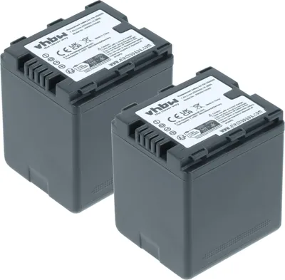 Produktbild von vhbw 2x Akku kompatibel mit Panasonic HC-X900M, HC-X900, HC-X909, HC-X800 Videokamera Camcorder (2200 mAh, 7,2 V, Li-Ion) + Infochip