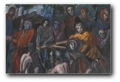 Produktbild von Kunstdruck „Der Gang nach Golgatha“ von J. A. Jerichau (II) – 60 x 90 cm – ungerahmt