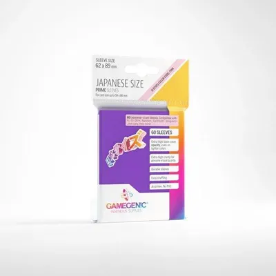 Immagine prodotto di Gamegenic - Maniche protettive per carte da gioco, formato giapponese, colore viola (60 maniche)