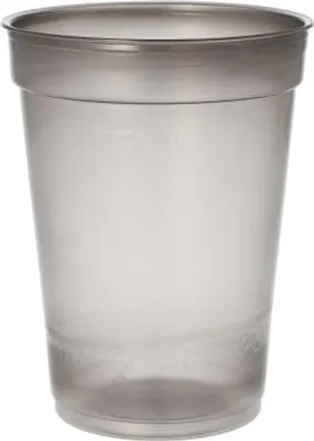 Produktbild von Mehrweg-Trinkbecher PP 0,4 l Ø 9,5 cm · 12,1 cm grau