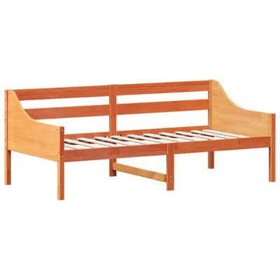 Zdjęcie produktu dla Łóżko dzienne bez materaca, woskowy brąz, 90x190 cm, sosnowe