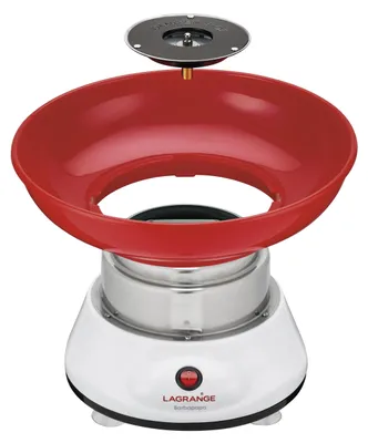 Zuckerwattemaschine 230 V, rot/weiß, 1,88 kg, mit Dosierlöffel