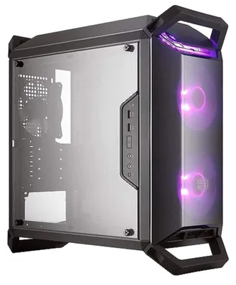 Obrázek produktu pro Cooler Master MasterBox Q300P, Mini Tower, PC, Černá, Micro ATX, Mini-ITX, Plast, Ocel, Modrá, Zelená, Červená