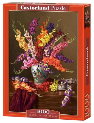 Obrázok produktu pre Puzzle 1000 dielov Gladioly v čínskych vázach 104949 Castorland