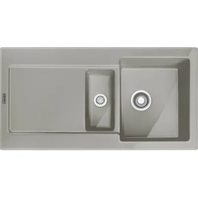 Produktbild von Franke Keramikspüle reversibel 100 cm perlgrau matt mit Abtropffläche MRK 651-100 124.0380.251