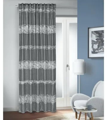 Produktbild von Fertigschal verdeckte Schlaufen „Jenne" -  Größe (HxB) 245x135cm grau