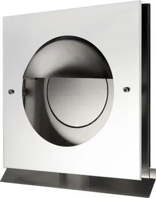 Produktbild von Exklusives Design Abluftgitter Lüftungskasten Lüftungshaube Edelstahl Küchenabluft Weiß RAL9010 125mm