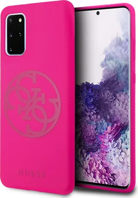 Productafbeelding van Guess Guhcs67Ls4Gfu S20+ G985Fuksja/Fuchsia harde hoes van siliconen, 4G, tweekleurig
