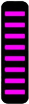 Produktbild von Proguard Kabelbinder – Vorderseite – Aufkleber – Standard – Magenta