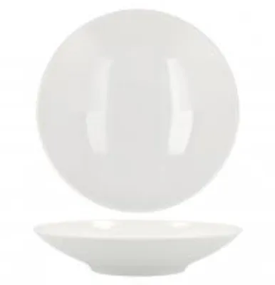 Immagine prodotto di SATURNIA Set 6 Piatti Gourmet Siviglia In Porcellana Bianca Cm 25