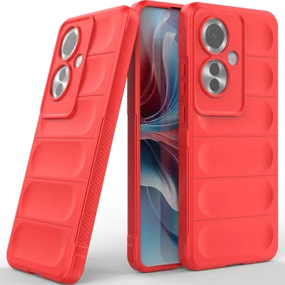 Image de Etui pour Oppo Reno11 F Soft TPU Silicone Shockproof Protective Case Rouge
