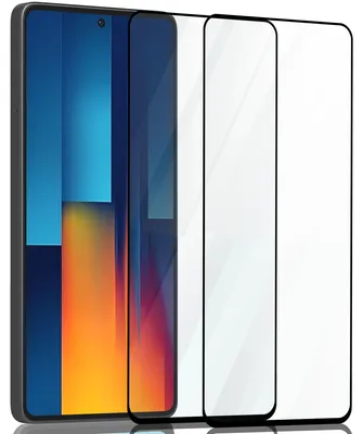 Obrázek produktu pro 2-balení Xiaomi Poco M6 Pro Ochranné sklo na displej - Tvrzené sklo 9H - Super kvalita 3D