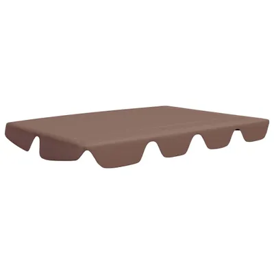 Produktbild von vidaXL Ersatzdach für Hollywoodschaukel Braun 150/130x105/70 cm