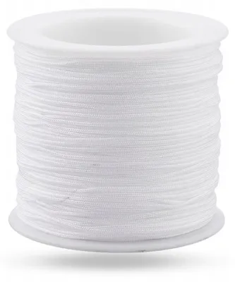 Produktbild von MIXFORM Geflochtener Nylonfaden Schmuckherstellung Weiß 0.8mm