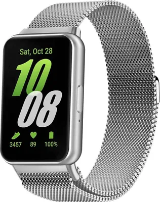 Productafbeelding van imoshion Milanees magnetisch bandje voor de Samsung Galaxy Fit 3 - Zilver