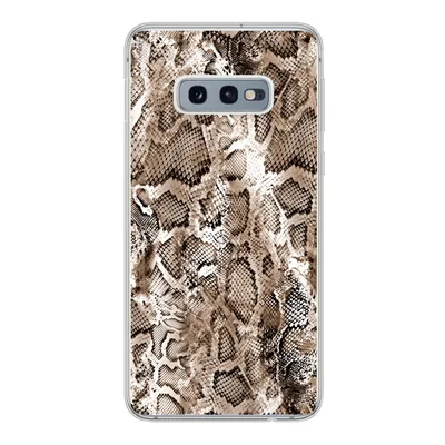 Produktbild von MuchoWow® Handyhülle Schutzhülle Hülle für Samsung Galaxy S10e Tiermuster - Schlange - Haut Silikon Softcase Handy Hülle - Handy