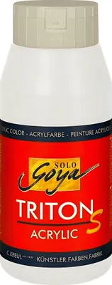 Obrázek produktu pro Kreul Triton S Akrylová barva White 750 ml 1 ks