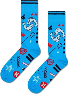 Image de Chaussettes Happy Socks Chaussettes Poissons Bleu