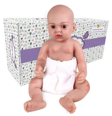 Immagine prodotto di Bambola in silicone realistica, altezza 39 cm, color beige
