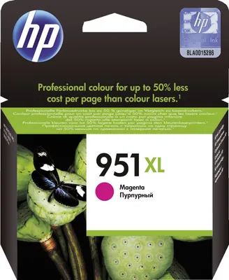 Produktbild von HP 951XL Magenta Original Tintenpatrone mit hoher Reichweite, Magenta, Tinte auf Pigmentbasis, 17 ml, 1 Stück(e), 1500 Seiten