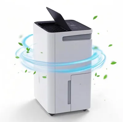 Image de Déshumidificateur - Éliminateur d'humidité - Appareil déshumidificateur - Anti-humidité - Capacité de 12 litres